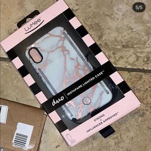 IPhone XS/X LuMee case (brand new)